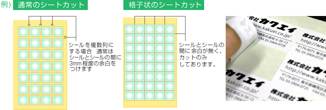 格子状半抜きについて